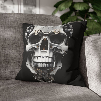 Polyester Square Pillowcase - Skull Collection