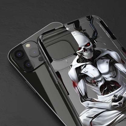 Clear Phone Cases with Cyber Design