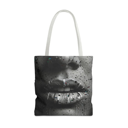 Stylish Graphic Tote Bag - Chic Everyday Carryall, Trendy Laptop Bag, Fashion Statement, Art-Inspired Gift, Eco-Friendly