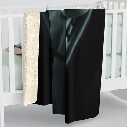 Spooky Sherpa Fleece Blanket - Cozy Halloween Throw for Ghost Lovers