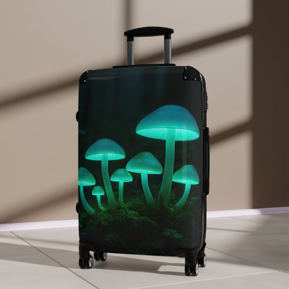 Mushroom Suitcase, Unique Travel Luggage, Stylish Carry-On for Nature Lovers, Perfect for Adventures, Gifts for Travelers