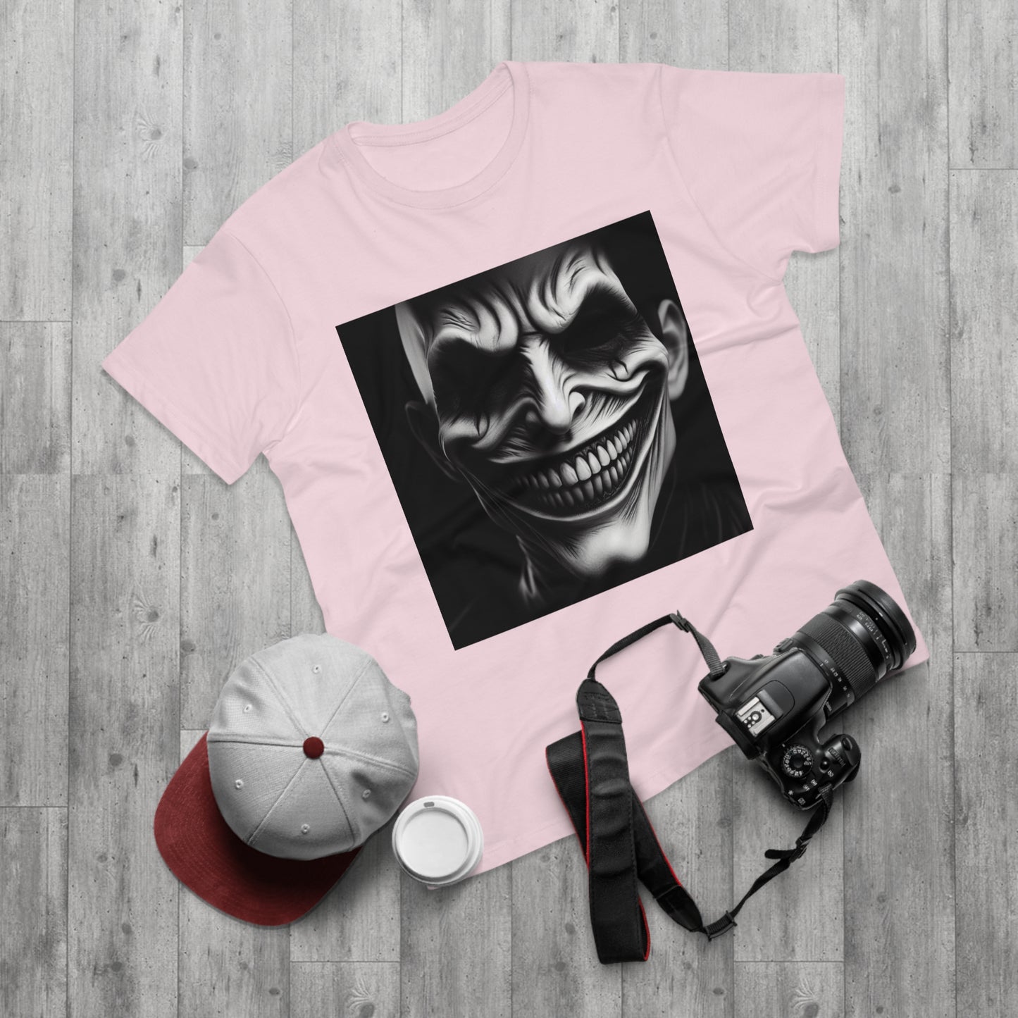 Creepy Clown Unisex T-Shirt - Unisex Graphic Tee for Halloween, Horror Fans, Costume Party, Unique Gift Idea, Spooky Apparel