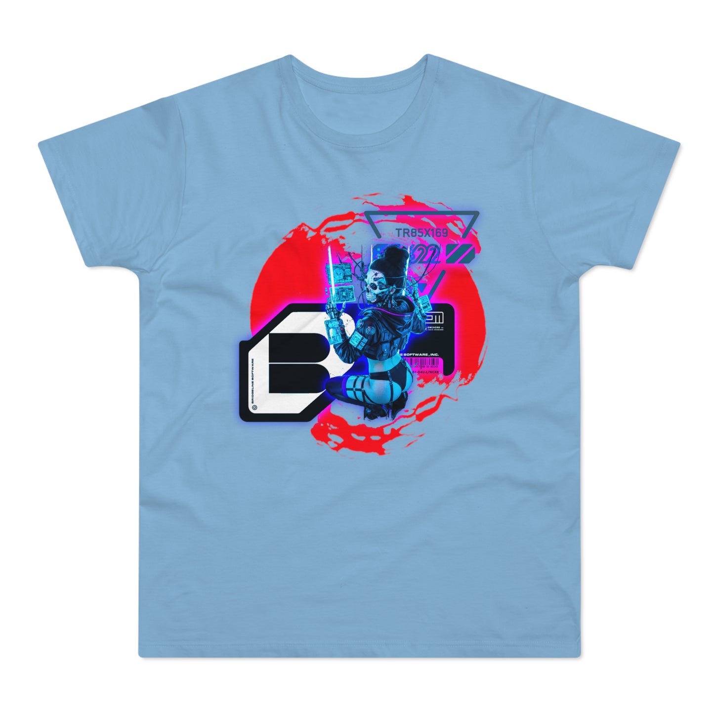 Futuristic Graphic Tee, Urban Outfit, Cyberpunk Style T-shirt, Men's Streetwear, Casual Wear, Gift for Tech Lovers