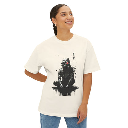 Street Art Graphic Tee for Casual Vibes, Unisex Oversized Boxy Tee, Cool Streetwear Top, Gift for Art Lovers, Perfect for Festivals, [...]