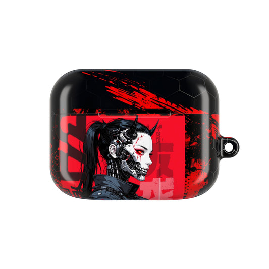 Cyberpunk AirPod Case - Stylish Reactive Design for Tech Lovers, Gifts for Gamers, Modern Charging Case, Unique Earbud Cover
