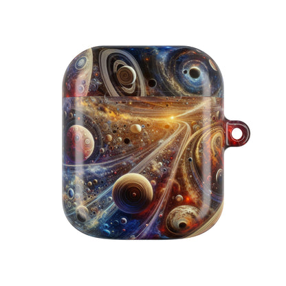 Cosmic AirPod Case | Space Theme Earbud Cover, Planet Design Gadget Sleeve, Gift for Space Lovers, Personalized Tech Accessories