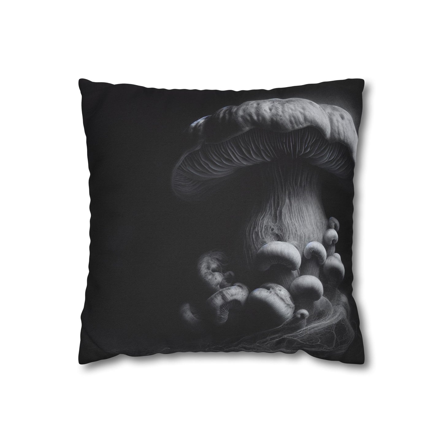 Monochrome Jellyfish Pillowcase - Dark Aesthetic Cushion Cover, Home Decor, Nautical Gift, Coastal Vibes, Unique Bedroom Accent