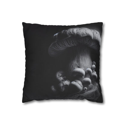 Monochrome Jellyfish Pillowcase - Dark Aesthetic Cushion Cover, Home Decor, Nautical Gift, Coastal Vibes, Unique Bedroom Accent