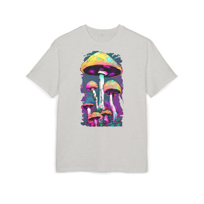 Trippy Mushroom Unisex Oversize Tee | Psychedelic Art Shirt, Retro Graphic Tee, Festival Wear, Gift for Nature Lovers, Streetwear