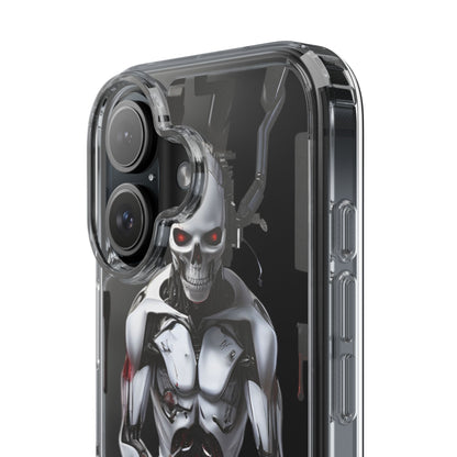 Clear Phone Cases with Cyber Design