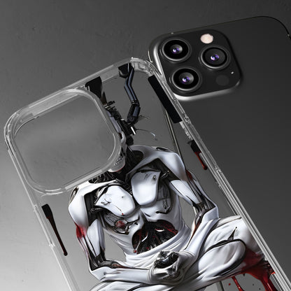 Clear Phone Cases with Cyber Design