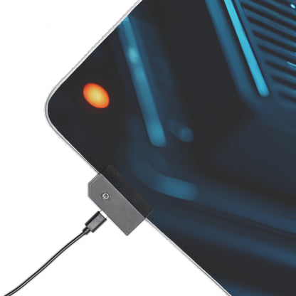 Gaming Mouse Pad with Abstract Cyber Design