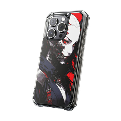 Magnetic Impact Phone Case, Anime Art Phone Cover, Goth Accessories for Her, Gift for Tech Lovers, Unique Phone Protection
