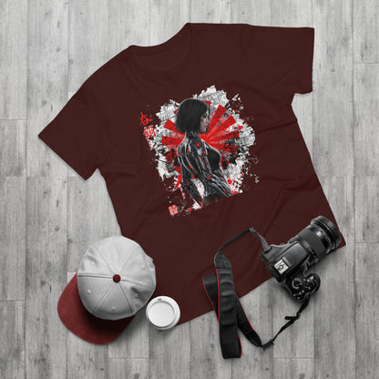 Cyber Samurai Graphic T-Shirt, Unisex Graphic Tee, Anime Shirt, Japanese Art T-Shirt, Gift for Nerds, Cosplay Apparel