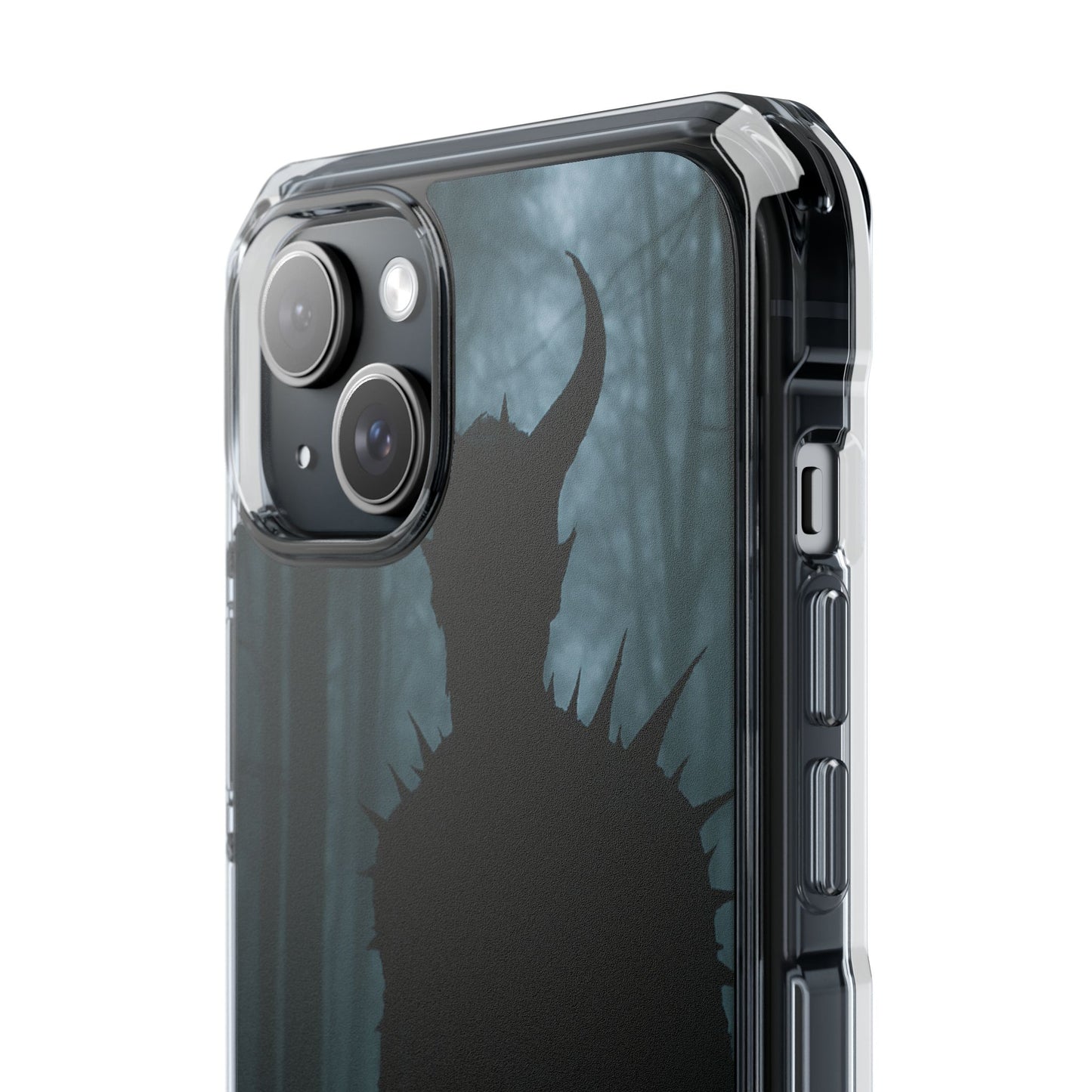Magnetic Phone Cases, Dark Fantasy Case, Spooky Halloween Accessory, Gift for Gamers, Customizable Clear Impact Cover