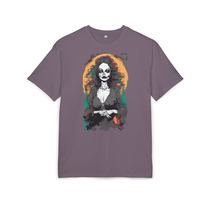 Gothic Art Oversized Tee - Perfect for Halloween Celebrations, Casual Outfits, Gift for Art Lovers, Unique Graphic Tee, Spooky Style
