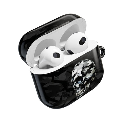 Edgy Skull AirPod Case | Unique Headphone Accessories | Gift for Music Lovers, Tech Enthusiasts, Birthdays, Holidays, Halloween