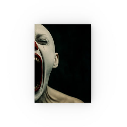 Screaming Clown Journal | Unique Hard Backed Journal for Horror Lovers | Gothic Notebook | Spooky Gift | Creative Writing Diary