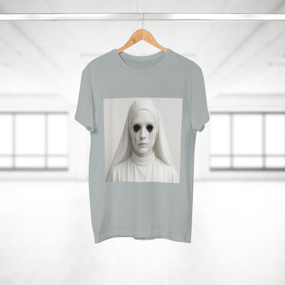 Spooky Art Tee, Unisex Graphic T-shirt, Halloween Costume, Horror Aesthetic Shirt, Creepy Vintage Look Top