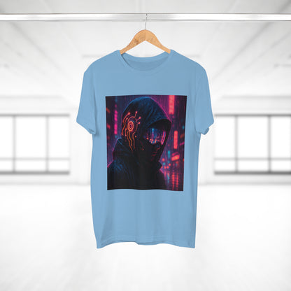 Cyberpunk Graphic Tee for Men & Women, Futuristic Streetwear, Perfect Gift for Gamers, Casual Wear for Tech Enthusiasts, Urban Style T-Shirt