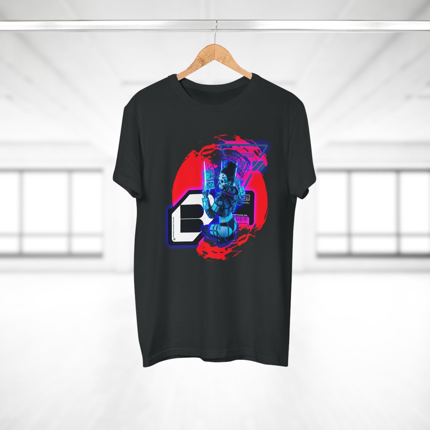 Futuristic Graphic Tee, Urban Outfit, Cyberpunk Style T-shirt, Men's Streetwear, Casual Wear, Gift for Tech Lovers