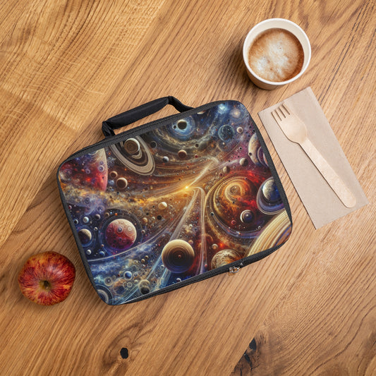 Cosmic Universe Lunch Bag | Insulated Space-Themed Tote, Back to School, Picnic Bag, Gift for Astrophysics Lovers, Unique Meal Container