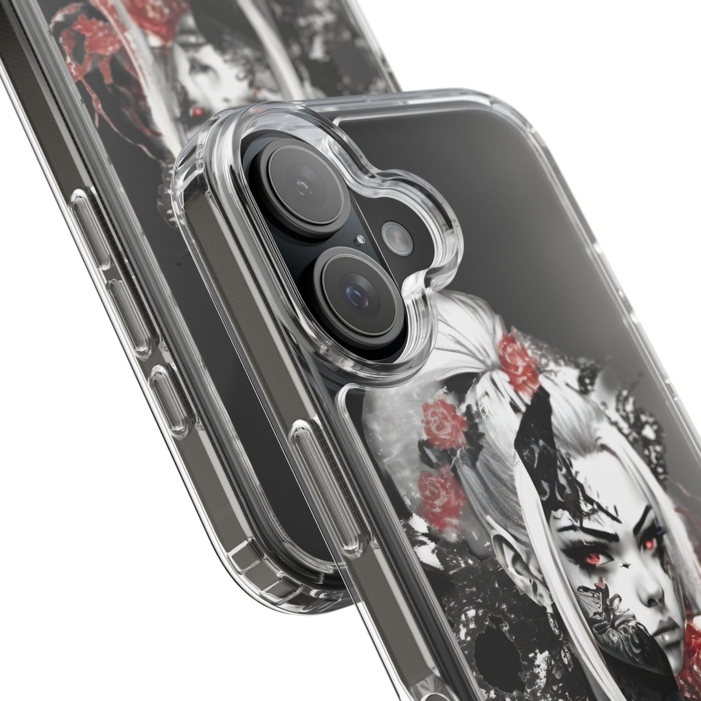 Mystical Warrior Clear Phone Case - Stylish & Protective