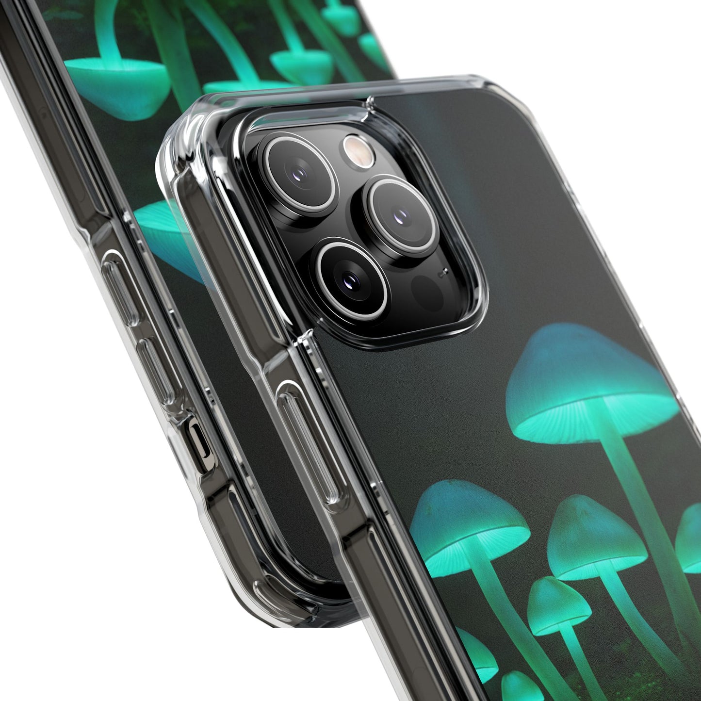 Glowing Mushroom iPhone Case, Unique Cellphone Protector, Gift for Nature Lovers, Eco-Friendly Tech Accessory