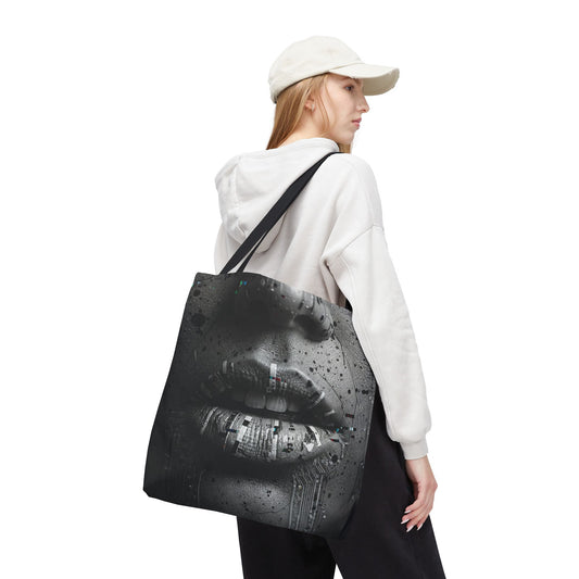 Stylish Graphic Tote Bag - Chic Everyday Carryall, Trendy Laptop Bag, Fashion Statement, Art-Inspired Gift, Eco-Friendly