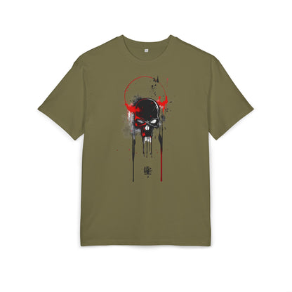 Edgy Oversized Graphic Tee, Cool Streetwear Shirt, Unisex Casual Wear, Unique Festival Apparel, Comfortable Everyday Outfit