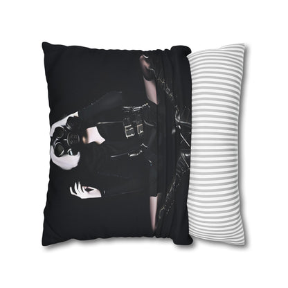 Gothic Glam Pillows, Square Cushion Covers, Elegant Home Decor, Statement Throw, Dark Aesthetic Gifts, Modern Bedroom Accent