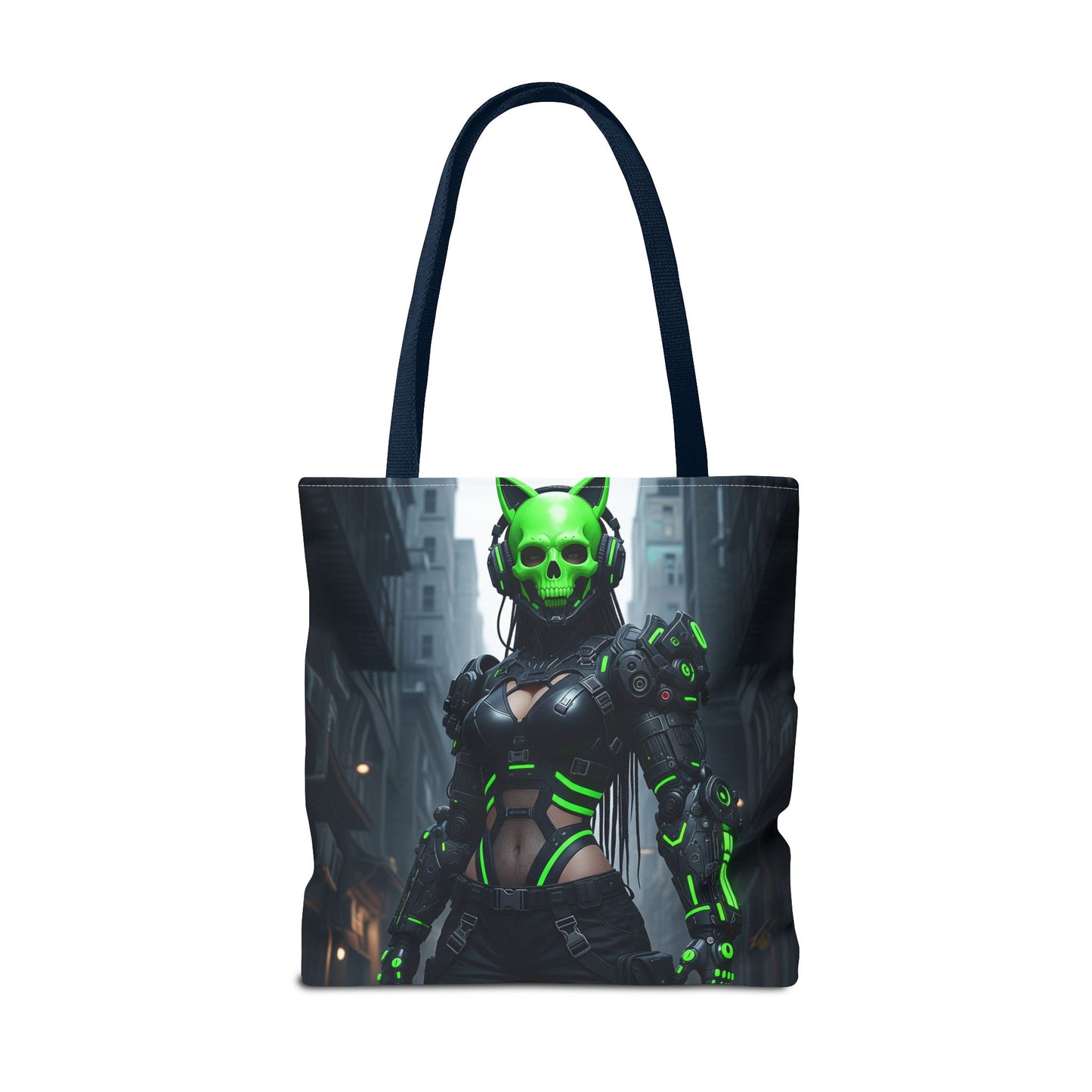 Futuristic Cyberpunk Tote Bag | Stylish AOP Bag with Neon Skull Design | Perfect Gift for Gamers and Tech Enthusiasts, Festival [...]