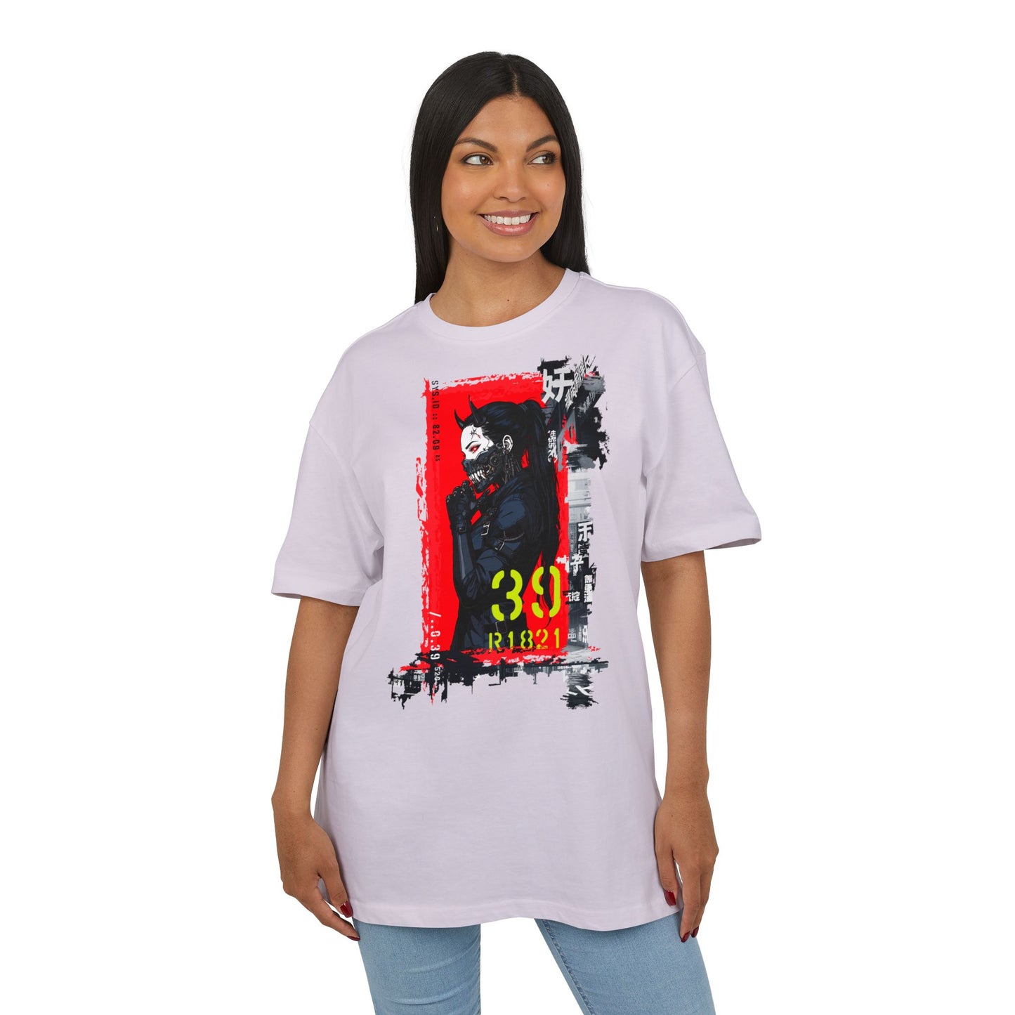 Artistic Oversize Tee featuring Bold Graphic Design, Unisex Heavyweight T-Shirt