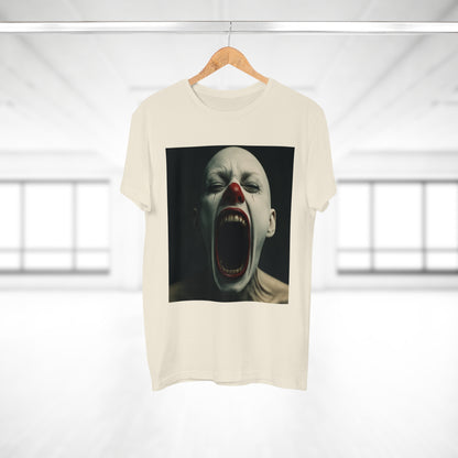 Creepy Clown Graphic T-Shirt, Scary Shirt for Halloween, Horror Movie Fans, Unique Gift for Him, Unisex Casual Wear