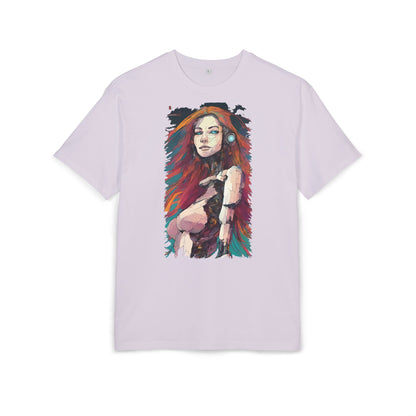 Artistic Oversize Tee - Vibrant Graphic Shirt, Casual Streetwear, Unique Gift for Art Lovers, Everyday Wear, Graphic Tee