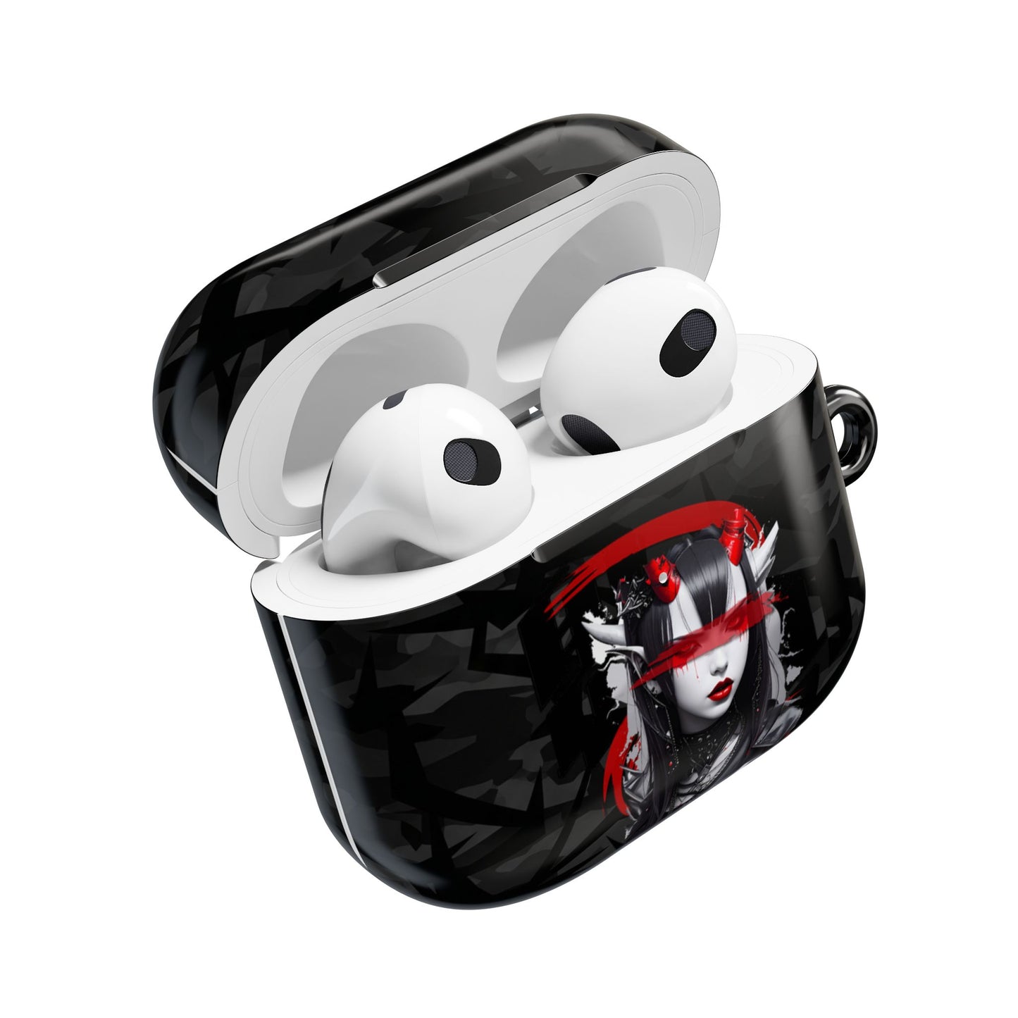 Edgy Gothic AirPod Case, Stylish Accessories for Music Lovers, Unique Gift for Birthdays, Holidays, and Festivals, Protective Cover