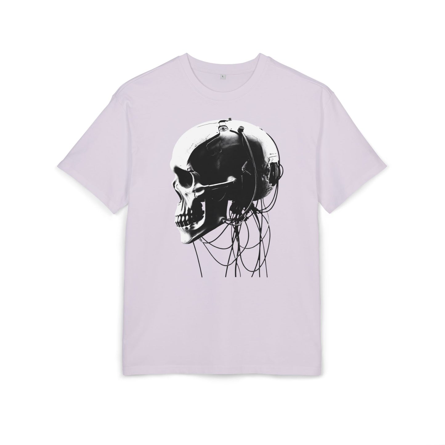 Unisex Skull Graphic Oversize Tee - Bold, Edgy Style for Casual Wear