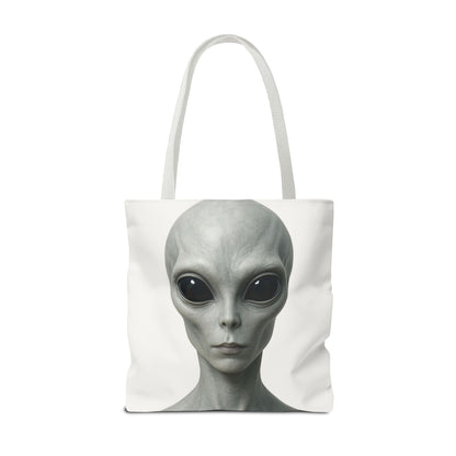 Alien Tote Bag | Intergalactic Style, Eco-Friendly Reusable Bag, Quirky Gift, Space Enthusiast Accessory, Unique Shopping Tote