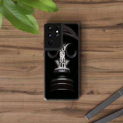 Phone Case Dystopian Gas Mask Design