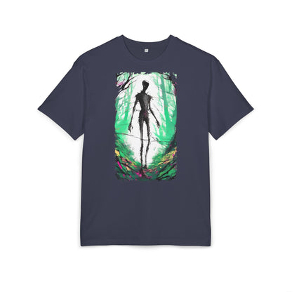 Mystical Forest Oversize Tee, Unisex Heavy Tee, Witchy Fashion, Boho Graphic Shirt, Alternative Style Tee