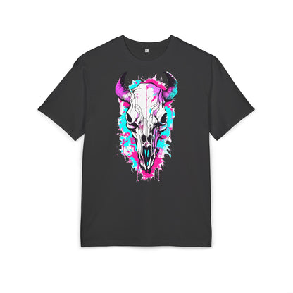 Vibrant Skull Graphic Tee for Art Lovers, Casual Wear, Unique Gift, Festival Apparel, Street Style Fashion