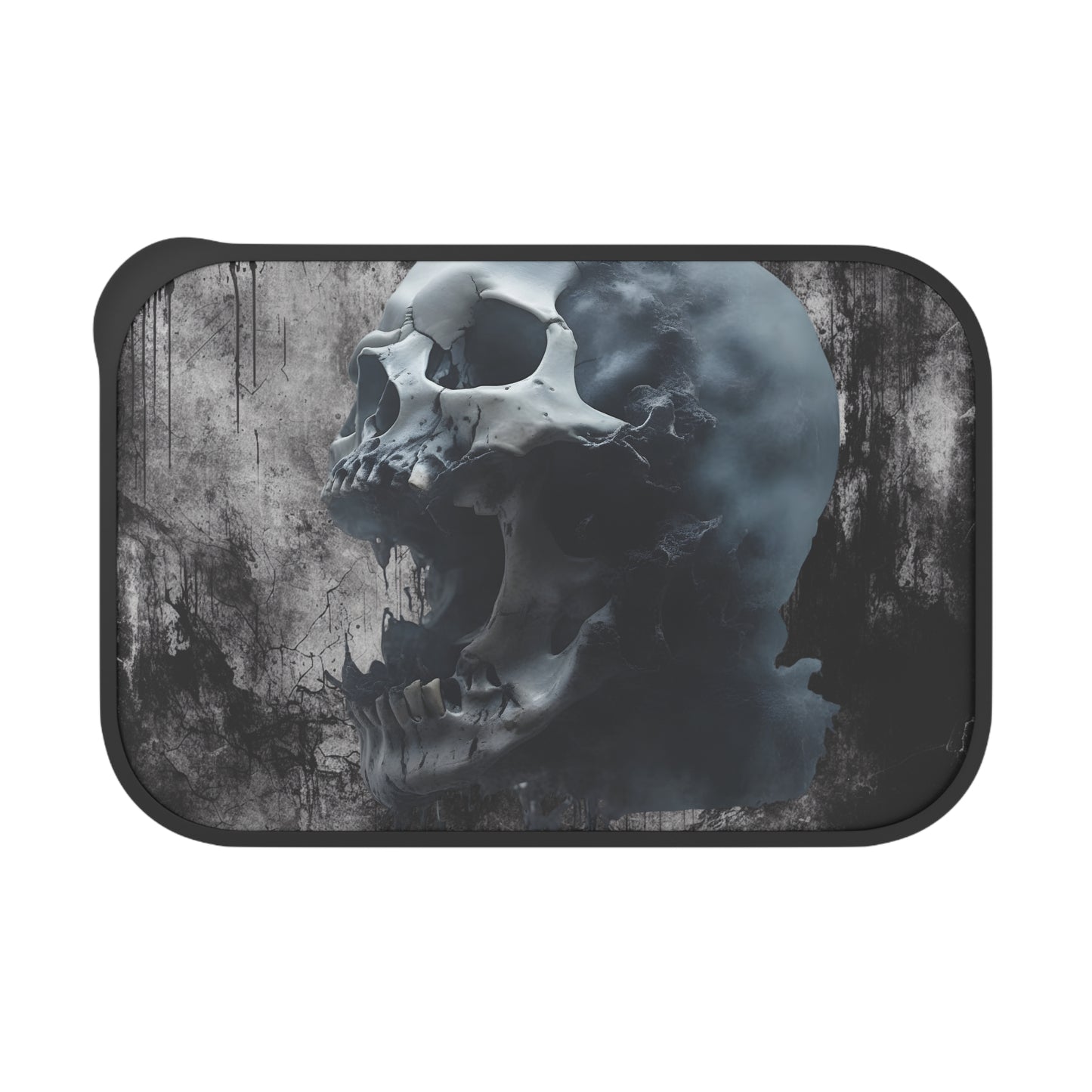 Skull Bento Box | Gothic Lunch Container, Unique Meal Prep Box, Skull Art Food Storage, Edgy Bento for Halloween, Gifting Ideas