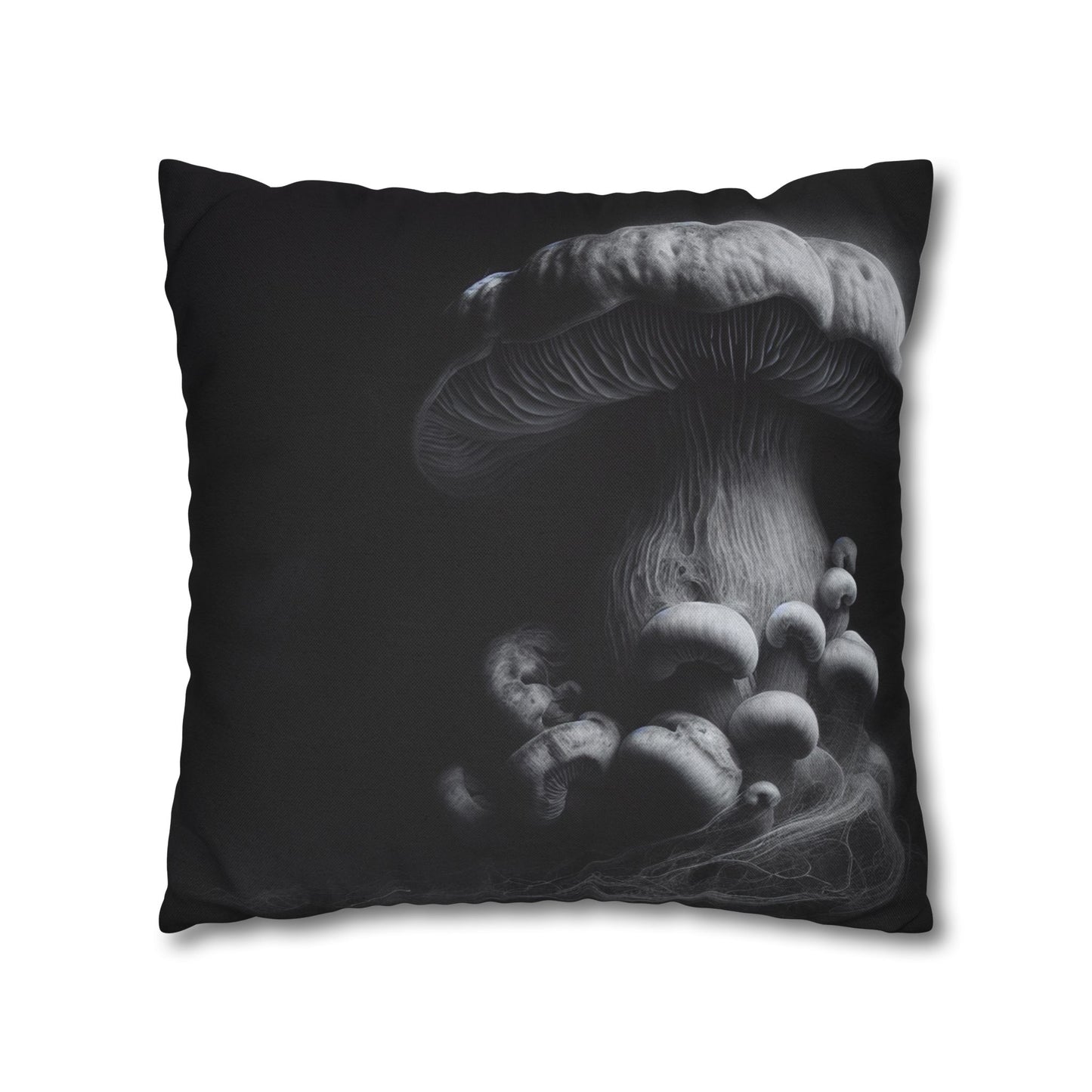 Monochrome Jellyfish Pillowcase - Dark Aesthetic Cushion Cover, Home Decor, Nautical Gift, Coastal Vibes, Unique Bedroom Accent