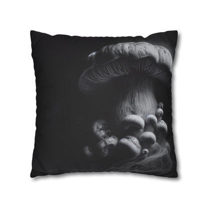 Monochrome Jellyfish Pillowcase - Dark Aesthetic Cushion Cover, Home Decor, Nautical Gift, Coastal Vibes, Unique Bedroom Accent