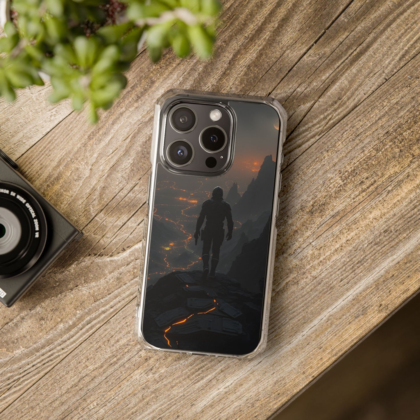 Magnetic Clear Impact Phone Cases, Adventure Phone Cover, Gamer Gift, Customizable Phone Shell, Trendy Tech Accessory