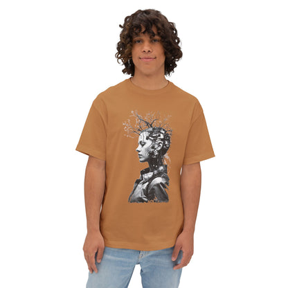 Eco-Friendly Unisex Oversized Tee Featuring Unique Abstract Design, Perfect for Casual Wear, Street Style, and Artistic Expression