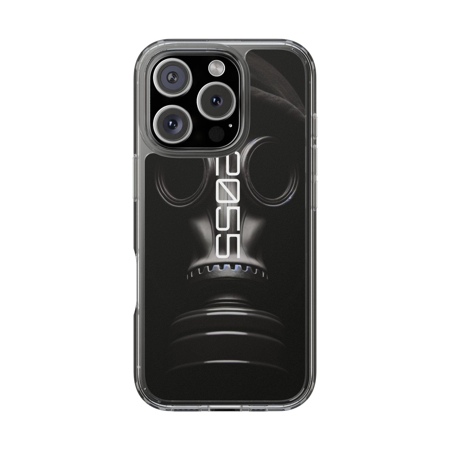 Phone Case Dystopian Gas Mask Design