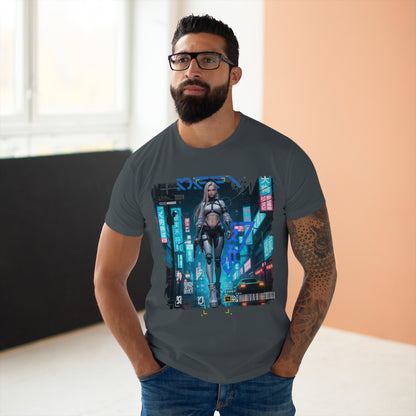 Urban Cyberpunk Unisex T-Shirt, Graphic Tee, Streetwear, Casual Outfit, Festival Wear, Gift for Tech Lovers