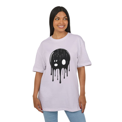 Edgy Skull Graphic Unisex Heavy Oversize Tee