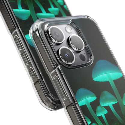 Glowing Mushroom iPhone Case, Unique Cellphone Protector, Gift for Nature Lovers, Eco-Friendly Tech Accessory